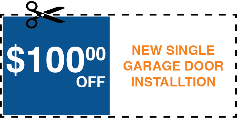 $100 off garage door installation Farmingdale