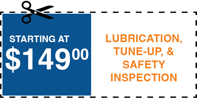 $149 garage door MAINTENANCE