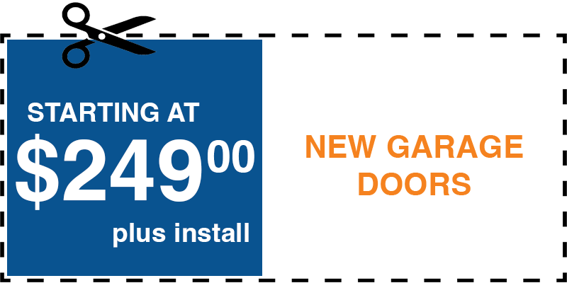 $249 new garage door installation